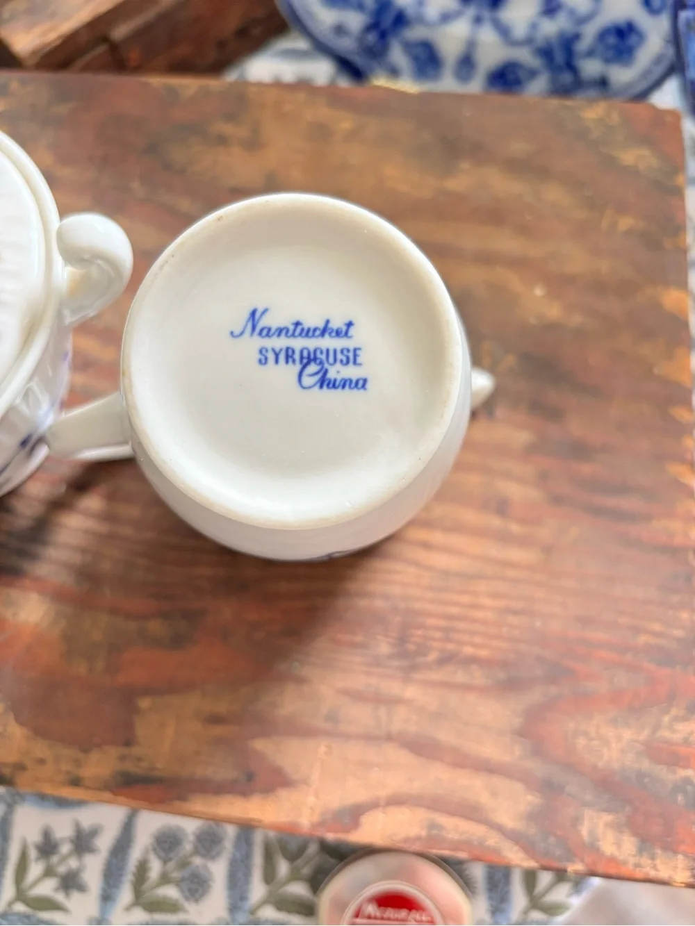 Syracuse China elegant blue